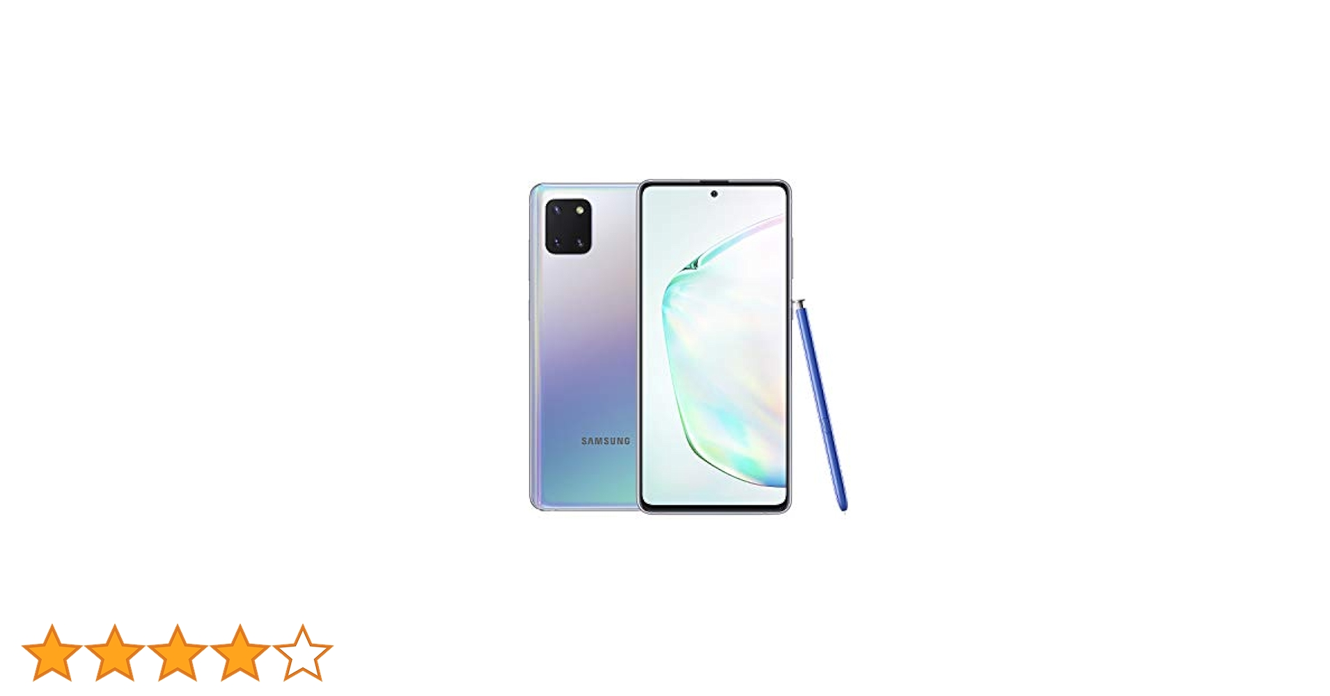 Galaxy - Galaxy Note10 Lite  デュアルsim　8gb/128gb Samsung Galaxy Note10 Lite (Aura Black, 8GB RAM, 128GB